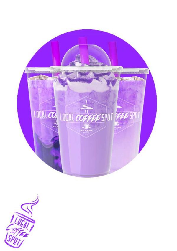 Ube Wall- Drink of the Month